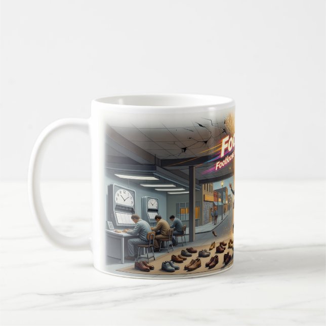 Café Caneca de Rua de Dança Salto para a Liberdade (Esquerda)