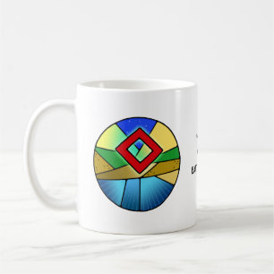 Café Caneca de Rune Ingwaz Art Nouveau – MAGIA DA TERRA
