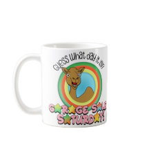 Caneca de Sábado de Venda de Garagem