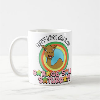 Café Caneca de Sábado de Venda de Garagem
