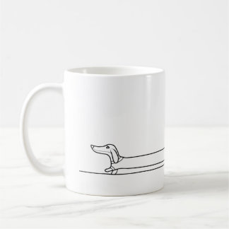 Café Caneca De Salsicha, Caneca De Dachshund, Presente 