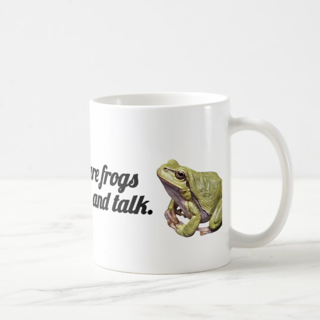 Café ✨ Caneca de Sapo de Fofoca Divertida | Citação “El (Direita)