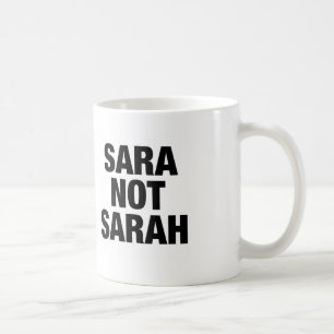Café Caneca de Sara não Sarah