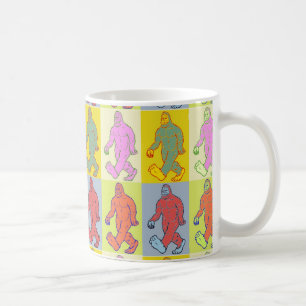 Café Caneca de Sasquatch do pop art