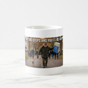 Café Caneca de Sátira Anti AA—Trabalhe os Passos Velho