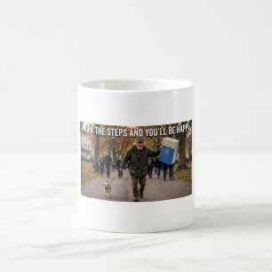 Café Caneca de Sátira Anti AA—Trabalhe os Passos Velho