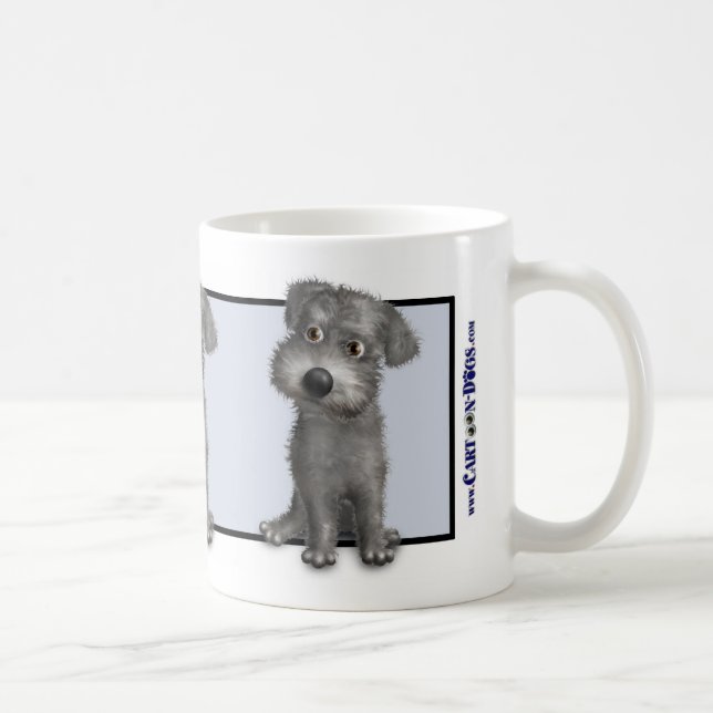 Café Caneca de Schnoodle (cinza) (Direita)