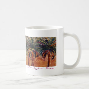 Café Caneca de seda das palmas