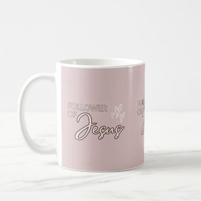 Café Caneca de seguidor de Jesus / Caneca de mãe / Cane (Esquerda)