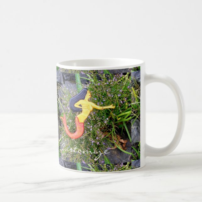 Café caneca de sereia de cauda vermelha (Direita)