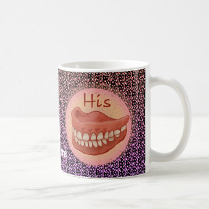 Café Caneca de seus dentes falsos