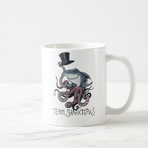 Café Caneca de Sharktopus da equipe dos desenhos