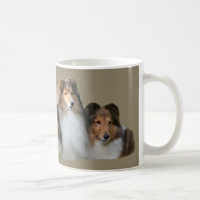 Café Caneca de Sheltie (Direita)