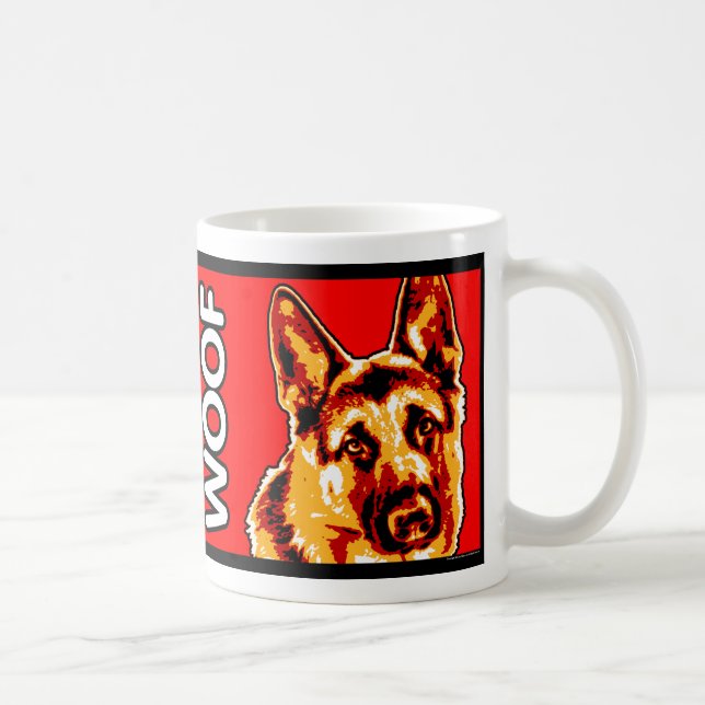 Café Caneca de Shepard do alemão (Direita)