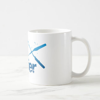 Café Caneca de Skiffer - enfileiramento litoral escocês