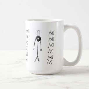 Café Caneca de Slenderman nenhum papel