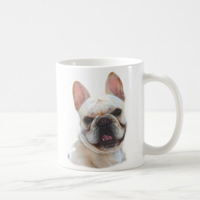 Café Caneca de sorriso de Frenchie (Direita)