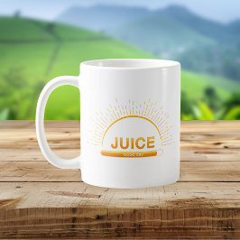Café Caneca de Suco Dia Bom Laranja Amarelo