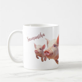 Café Caneca de suíno personalizada