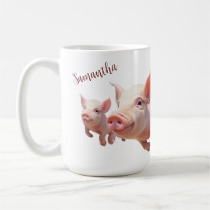 Café Caneca de suíno personalizada