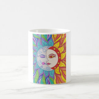 Café Caneca de Sun da lua