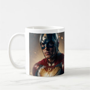 Café caneca de super-herói