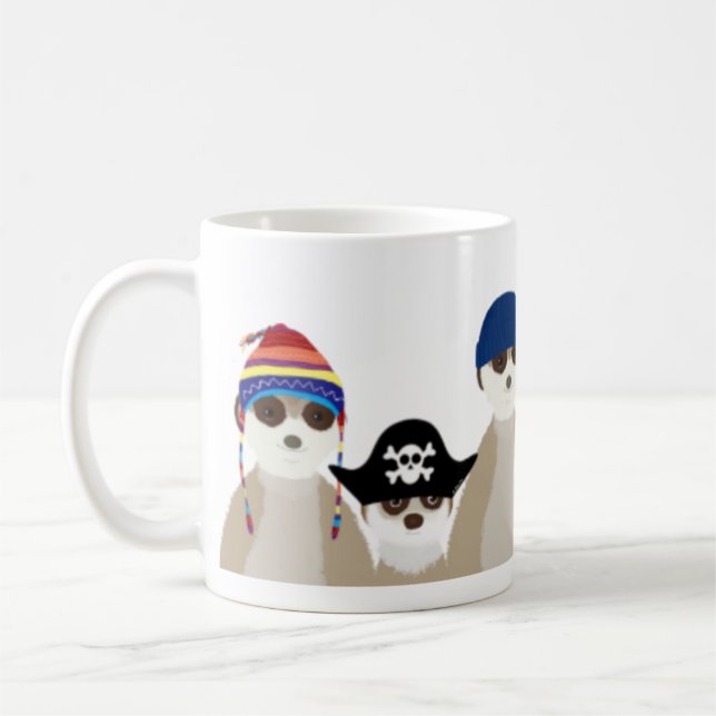 Café Caneca de Suricatos (Esquerda)