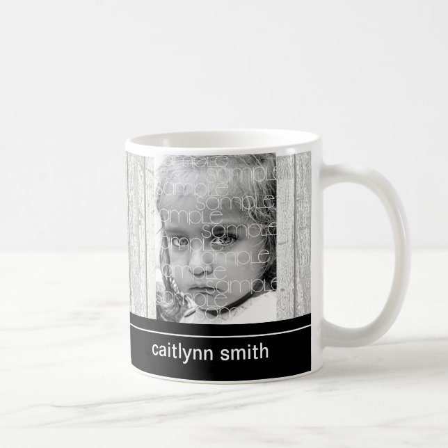 Café Caneca de Tábuas Rebocadas Clássicas Brancas (Direita)