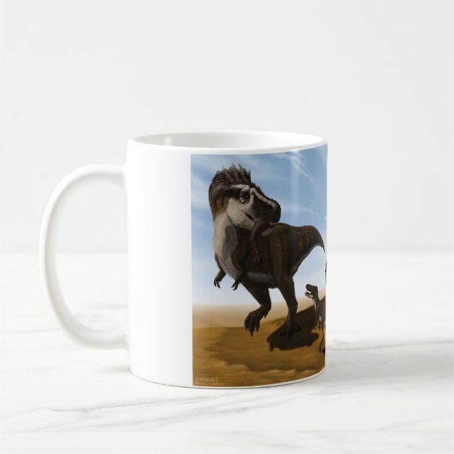 Café Caneca de Tarbosaurus (Esquerda)