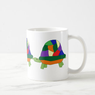 Café Caneca de Tartaruga Arco-Íris