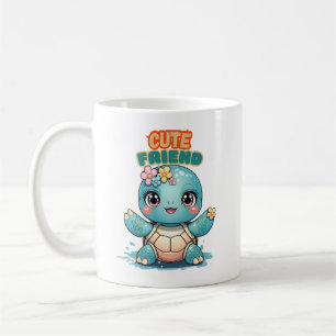Café Caneca de Tartaruga Bebê Fofo Kawaii