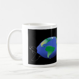 Café caneca de tartaruga mundial