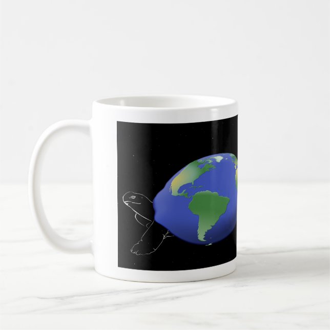 Café caneca de tartaruga mundial (Esquerda)
