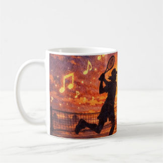 Café Caneca de Tênis Celestial