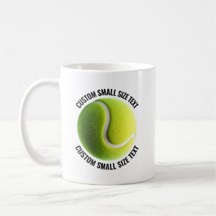 Café Caneca de Tênis Personalizada 330ml Tamanho Pequen