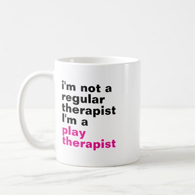 Café Caneca de Terapeuta de Brinquedos, Presente de Ter (Esquerda)