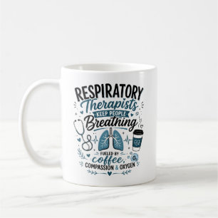 Café Caneca de Terapeuta Respiratório Presente Divertid