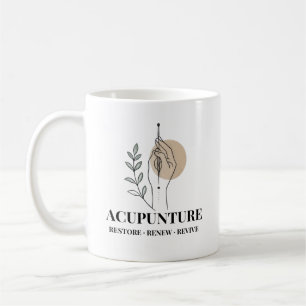Café Caneca de Terapia de Acupuntura Restaurar Renovar