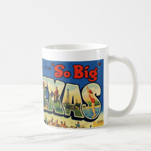 Café Caneca de Texas do vintage