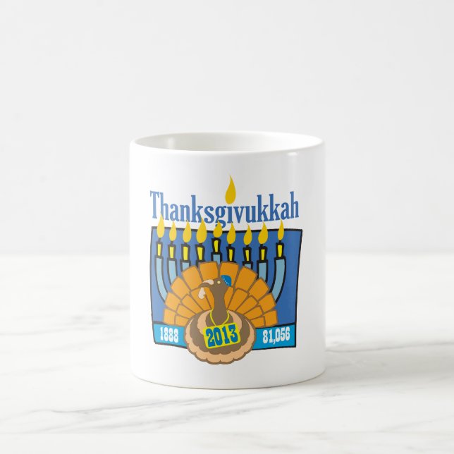 Café Caneca de Thanksgivukkah (Centro)