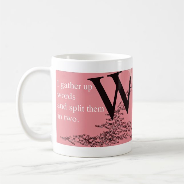 Café Caneca de Thinklings - eu recolho acima palavras (Esquerda)