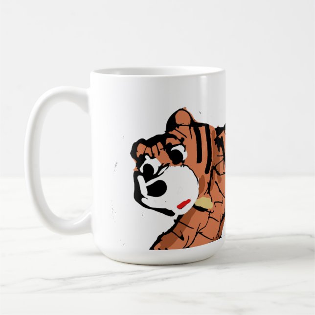 Café Caneca de Tigre Fofíssimo (Esquerda)