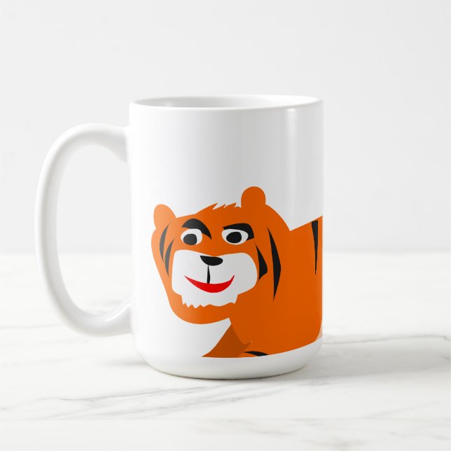 Café Caneca de Tigre Fofíssimo (Esquerda)