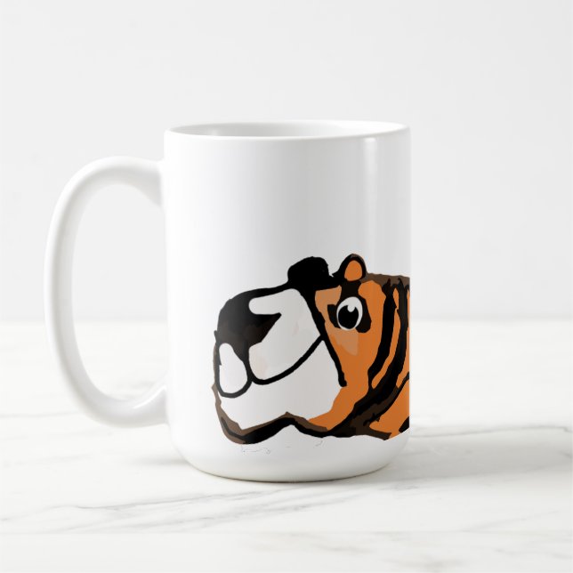 Café Caneca de Tigre Fofíssimo (Esquerda)