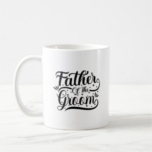 Café Caneca de Tipografia Pai Do Noivo