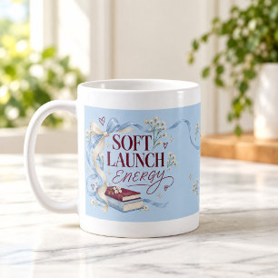 Café Caneca de Tipografia Serif Script de Lançamento Su