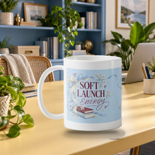 Café Caneca de Tipografia Serif Script de Lançamento Su