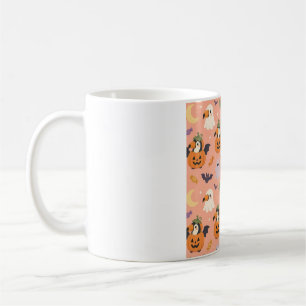 Café Caneca de Toucans com Fantasia de Halloween Fofa