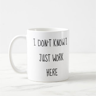 Café Caneca de Trabalho de Escritório Divertida Present