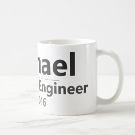 Café Caneca de Trabalho Personalizada – Nome e Cargo Cu
